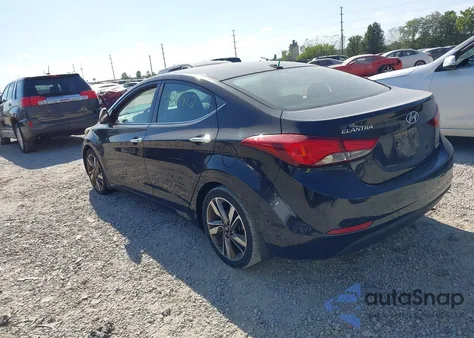 2014 Hyundai Elantra Limited from USA, damaged, VIN 5NPDH4AE7EH500226